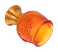 NULYLU Alloy Buddhist Cup Temple Water Cup Religion Container Bowl Metallic Glass Material Multifunctional Design Easy Portability Suitable for Indoor and Outdoor Use