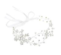 NULYLU Alloy Handcrafted Rhinestone Hair Band for Women Stylish Bridal Headwear Fashionable Headdress for Weddings Soft Chain Design for Brides and Special Occasions