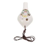 NULYLU Alto Key Ocarina Portable Wind Instrument for Beginners Boys and Girls Creative Floral Pattern Design for Music Education Sound Unique Tones