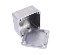 NULYLU Aluminum Guitar Pedal Enclosure 1590lb 50x55x31mm Diecast Effect Box Project Case for Electronic Stomp Boxes and Guitar Effects Protection