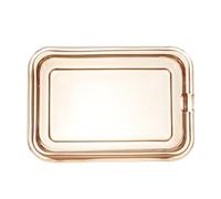 NULYLU Amber Glass Soap Holder with Drainage for Kitchen and Bathroom, Square Vintage Soap Case