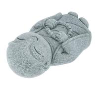 NULYLU Aquarium Buddha Statue Desktop Monk Statue Bluestone Sand Retro Style Peaceful Ambiance and Spiritual Significance for Home Garden Decoration