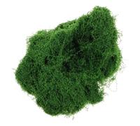NULYLU Artificial Faux Moss for Crafts Soft and Fluffy Feel, Easy to Arrange Green Polyester Micro Scene Layout Prop for DIY Projects and Decorating Homes, 50g