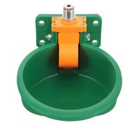 NULYLU Automatic Water Dispenser Water Bowl for Calf and Cattle Plastic Livestock Waterer with Green Colour and Convenient Drinking Solution for Farm Use