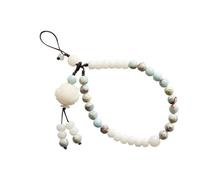 NULYLU Beaded Phone Strap Keychain DIY Accessories with Polyester Material, Anti-lost Mobile Phone Lanyards and Charm Straps for Music Players and Keychains, for Handmade Jewelry