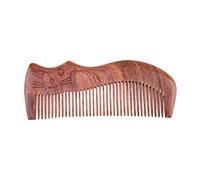 NULYLU Black Gold Ebony Wooden Hair Comb Wooden Comb for Detangling for Hair Care Routine for Women and Girls