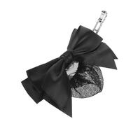 NULYLU Bowknot Hair Snood Net with Elastic Mesh Professional Hair Bun Cover for Women for Office Events for Formal Occasions