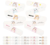 NULYLU Breathable Cartoon Plaster Stickers for Wounds Protector, Easy to Tear and Does Not Hurt The Skin, Assorted Colour, 60 Sheets 5 Strips Each, for First Aid Use