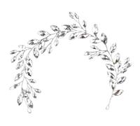 NULYLU Bridal Headpiece Bride Hair Pieces for Wedding Rhinestone Decoration Metal Material Simple Classic Style Light Weight for Teen and Women Wedding Anniversary Accessory