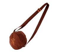 NULYLU Buddhist Sound Bowl Bag Coffee Color Cotton Small Storage Pouch for Meditation Singing Bowl Protective Padding Suitable for Travel and Daily Use
