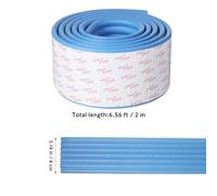 NULYLU Bunk Bed Ladder Pads Foam Edge Protector 2M Blue Protective Foam Tape Adjustable Ladder Step Covers Furniture Safety Guards for and Home