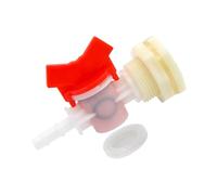 NULYLU Bunny Feeder Valve Kit for Rabbit Watering System 1/2 Barb Connector Ball Valve Automatic Water Dispenser for Small Animals for Rabbit Tanks and Buckets