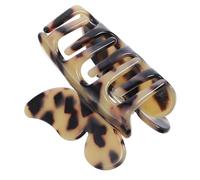 NULYLU Butterfly Hair Claw Clip for Women Lightweight and Durable Hair Accessory Classic Tortoise Color for Updos and Messy Buns for Daily Wear and Special Occasions