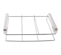 NULYLU Cabinet Stainless Steel Cutting Board Holder Rack for Kitchen Storage, Portable and Sturdy with Silver Metal Construction, Space Saving Drying Rack for Cutting Boards