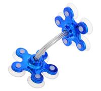 NULYLU Car Suction Cup Phone Holder 360 Degree Rotation Universal Phone Holder Blue Plastic Silicone Alloy Dashboard Mount for Air Vent and Windshield