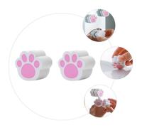 NULYLU Cat Claw Sponge Glass Cleaner 2pcs Set 4.5x4cm Thickened Descaling Cleaning Sponges for Bathroom Mirror and Kitchen Surface Cleaning