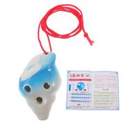 NULYLU Ceramic Ocarina for Beginners Conch Shaped Ocarina Instrument Durable High End Ceramic Craftsmanship Beautiful Sound Quality