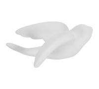 NULYLU Ceramic Swallows Bird Wall Art 3d Creativity Realistic Design White Minimalist Elegant Floating Wall Sculpture for Living Room Outdoor Home Décor
