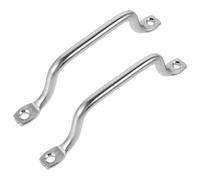 NULYLU Chopping Board Handles Sturdy and Easy to Install with Ergonomic Grip Stainless Steel 2 Sets Replacement Hardware for Home and Restaurant Use for Vegetable and Cheese Boards