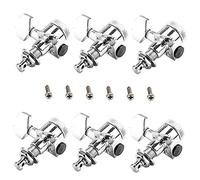 NULYLU Chrome Square Head Locking String Tuners Guitar Tuning Pegs Acoustic Electric Accessories