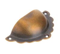 NULYLU Classic Copper Drawer Handle Semi-Circle Pull Comfortable Grip and Multiple Usage for Furniture and Wardrobe Doors, Beautiful Appearance Simple and Vintage Style