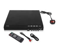 NULYLU Compact Home Dvd Player for Tv and Home Use with High-definition Viewing, Multiformat Disc Support, Portable Abs Material Design, Simple Controls for Easy Operation