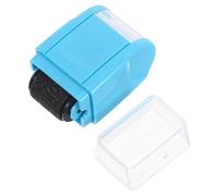 NULYLU Confidential Information Protection Roller Stamp Medium Blue, Office Identity and Mail Security Stamp, Privacy Seal Roller for Sensitive Documents