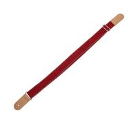 NULYLU Country Style Cotton Linen Ukulele Strap and Comfortable Design Jujube Red for Ukulele Players