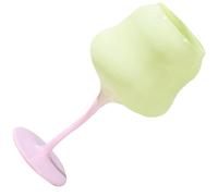 NULYLU Crystal Goblet Party Drinks Goblet Creative Shape Green Crystal Lightweight Easy to Use Lovely Style for Parties