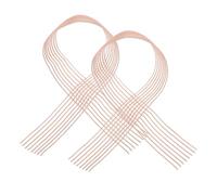 NULYLU Dancing Shoe Ribbon 2Pcs Elastic Rubber Band Reinforced Invisible Straps for Ballet Pointe Shoes Beginner Women