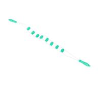 NULYLU Deep Tissue Massager with Eight Rollers Lightweight Handheld Pressure Point Therapy Tool for Back and Neck Relief at Home Or on The Go