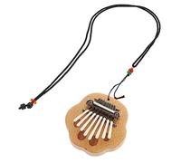 NULYLU Delicate Mini Thumb Piano Dulcimer Instrument for Beginners Music Instrument Support Wooden Kalimba