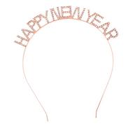 NULYLU Delicate Year Party Headband Letters Fashionable Hair Decor for Celebrations and Festivals Suitable for Ages Design