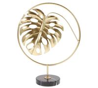 NULYLU Desktop Adornment Art Craft Table Decor 1pcs Marble Metal Modern Chic Table Decoration Easy to Clean for Room Decor and Housewarming Parties