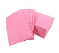 NULYLU Disposable Table Sheets Cleaning Pads 125pcs Pink 457x324mm Wood Pulp Sturdy and Tear-resistant Disposable Cleaning Tissue for Tattoo and Makeup Use for Professional Use