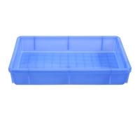 NULYLU Distribution Centers Serving Case Plastic Storage Bin Large Capacity Blue Simple Design Stability Practical Storage Box for Food Logistics and Organization