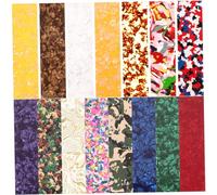 NULYLU DIY Guitar Pick Punch Sheets Custom Guitar Picks Celluloid Strips Three Thickness Mixed Smooth Surface for Acoustic and Electric (15Pcs, Color and Style)
