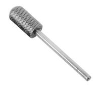 NULYLU Drill Pretreatment Efficient Skin Head and for Removal Dead Professional for Tungsten Nail Bit, Silver Plastic and Tungsten Steel Cylinder round Manicure Pedicure