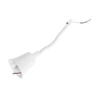 NULYLU E27 Pendant Lamp Fixtures Spring Pendant Socket Two-core Lamp Suspension Cord Adjustable Height Reliable Hanging Light Performance White Plastic Metal Modern Chic Lighting