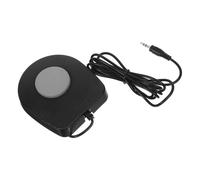 NULYLU Electric Drum Pad Pedal 3.34x3.34x0.59in Keyboard Piano Foot Pedals Portable Design Efficient Sustain Function Black Drum Kit Accessories for Practice on The Go Performances