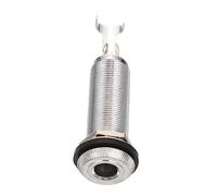 NULYLU Electric Guitar and Bass Silver Barrel Jack Socket with Copper Material, High Sensitivity, Maintains Original Tone, Replacement Part for Electric and Acoustic Guitars