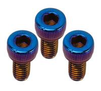 NULYLU Electric Guitar System Screws with Smooth Polished Surface Made of Titanium Alloy 3pcs and Light Weight, Not Easy to Deform, for Tremolo Bridge Replacement and Guitar Accessories