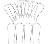 NULYLU Electric Hot Curler Clips Set Stainless Steel Hot Roller Securing Pins 3.81cm 8pcs Hair Styling Accessories for Salon and Home Use