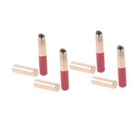 NULYLU Ergonomic Small Size Lip Brush Set 4pcs Silicone Makeup Brushes for Lipstick