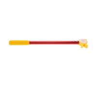 NULYLU Extendable Window Opener Rod for Blinds and Skylights, Anodized Aluminum Alloy Telescopic Pull Wand 0.4m, Indoor Outdoor Use for Bedroom Living Room Kitchen and School