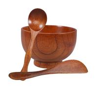 NULYLU Facial Mask Bowl Wooden Spatula and Spoon for Diy Mask Mixing at Home Wood Material for Gentle Skincare Routine