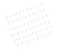 NULYLU Fake Nails with Natural Appearance Plastic White Crescent 500pcs and Light Weight Manicure Nail Tips for Salon and Home Art