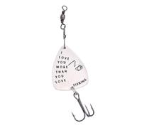 NULYLU Fish Hook Tackle with Triple Hooks Stainless Steel Guitar Pick Silver Colour Proper Weight Design for Luring Fish Fishing Accessories for Outdoor Fishing in Deep Water