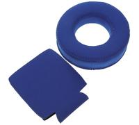 NULYLU Floating Drink Holder Neoprene Sleeve Blue Pool Beverage Float Coaster for Outdoor Beach and Pool Use