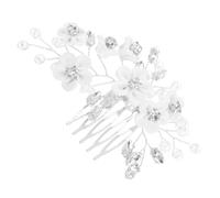 NULYLU Flower Hair Comb for Bride Delicate Handmade Hair Accessory Elegant Wedding Decoration Suitable for Various Dress Styles Bridal Jewelry